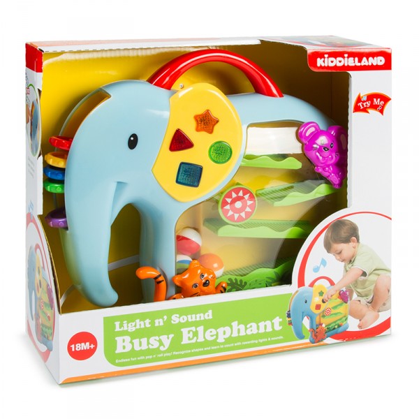 Интерактивная развивающая игрушка - Занимательный слон  